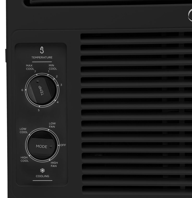 Midea 5，000 BTU 115V Mechanical Window Air Conditioner， Black， MAW05M1WBL - Image 2