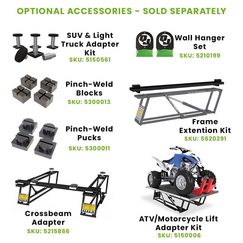 QuickJack 7000TLX -7,000lb Capacity -Extended-Length Portable Car Lift Bundle with 110V Power Unit - Image 3