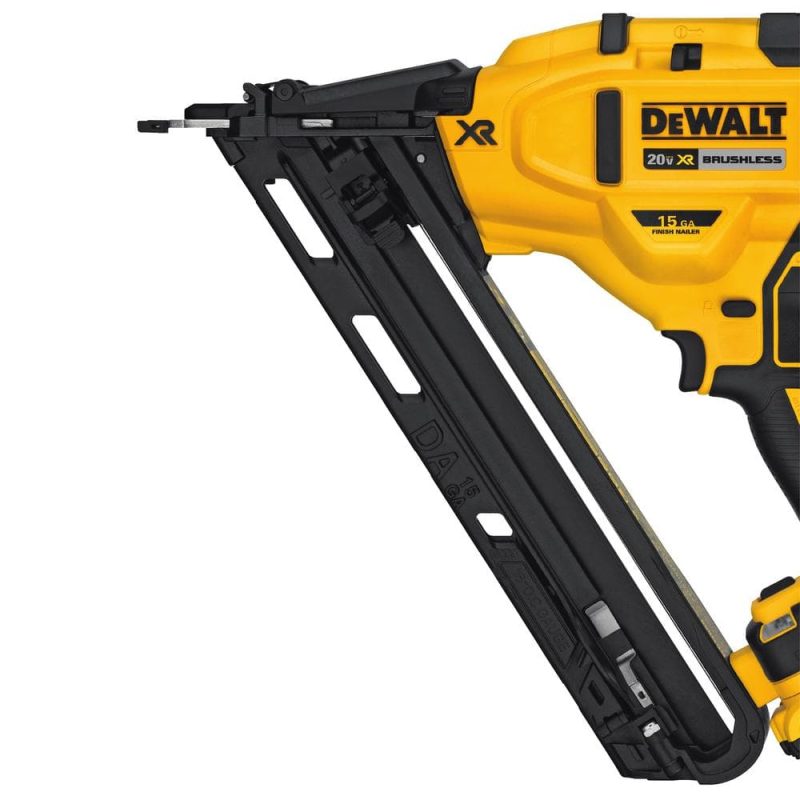 20V MAX XR Lithium-Ion Cordless 15-Gauge Angled Finish Nailer (Tool Only) DCN650B - Image 8