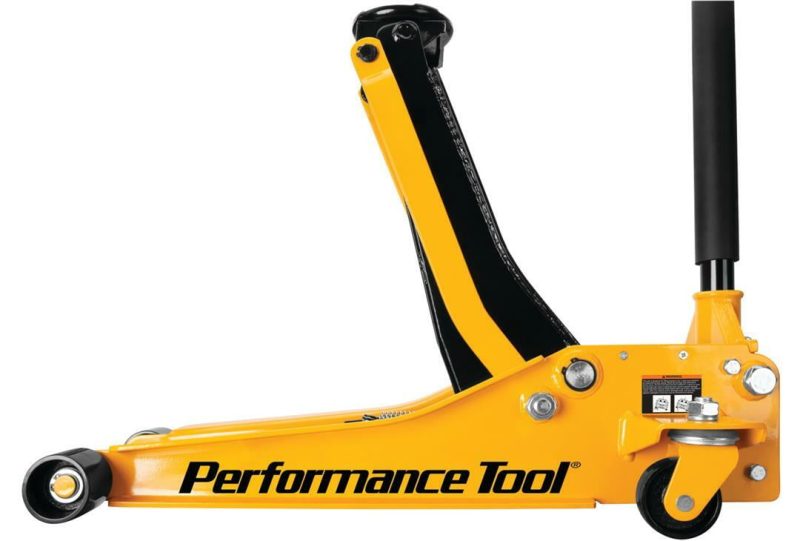 Performance Tool W1617 3-Ton 6,000 lb Heavy Duty Steel Garage Service Jack, 3-1/8" to 19-7/8" Lift - Image 2