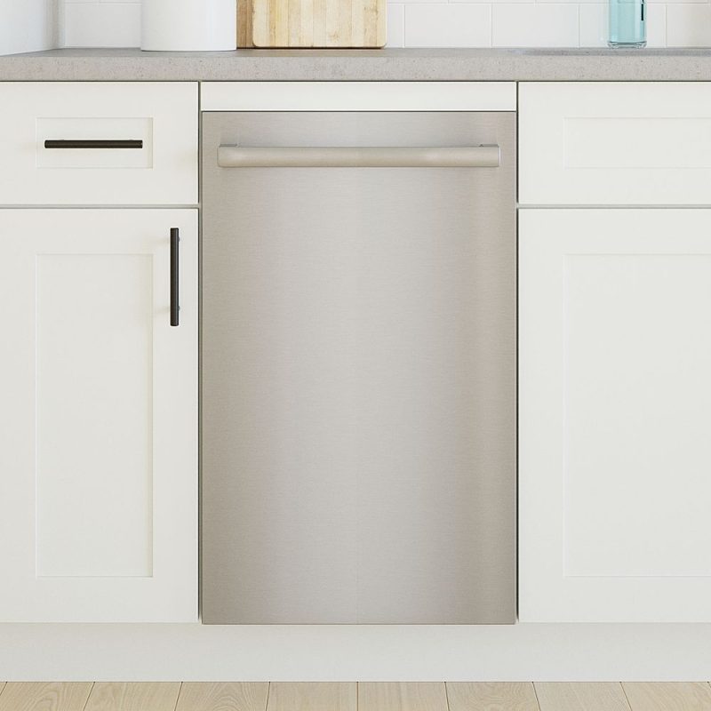 Bosch - 800 Series 18" Top Control Smart Built-In Dishwasher with 3rd Rack and 44 dBA - Silver - Image 9