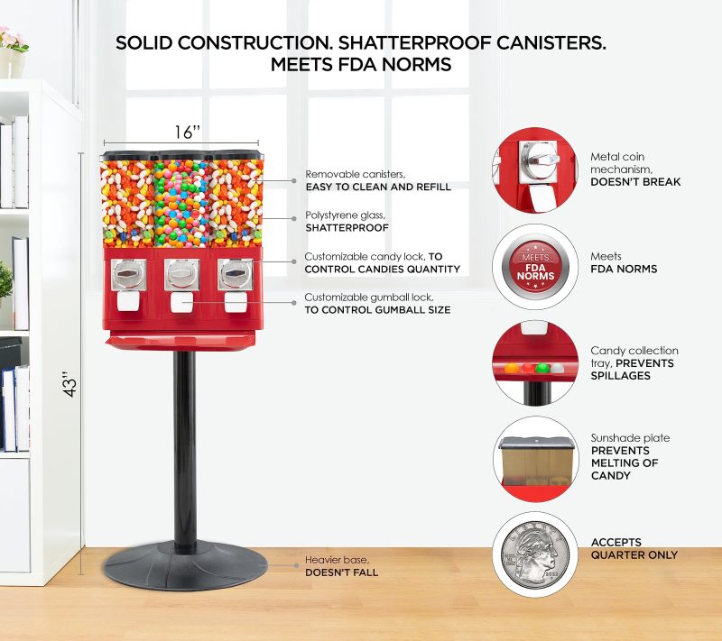 Machines Dispenser Commercial Removable Canisters - Image 2