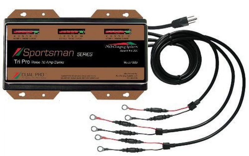 Dual Pro Sportman Series 3 Bank Charger 10 AMP/Bank SS3 - Image 2