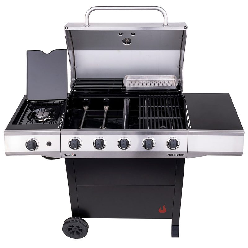 Char-Broil - Performance Series 5-Burner Gas Grill - Stainless Steel/Black - Image 3