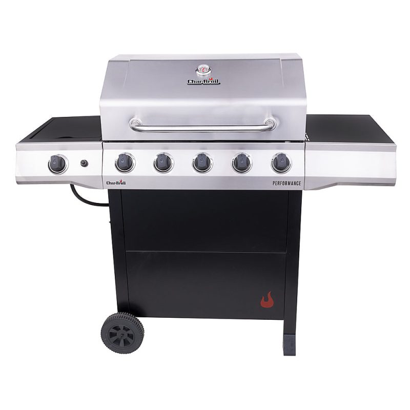 Char-Broil - Performance Series 5-Burner Gas Grill - Stainless Steel/Black - Image 2