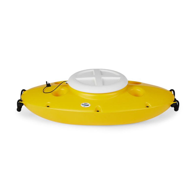 CreekKooler 30 Qt Floating Insulated Beverage Kayak Yellow Cooler w/ 8' Rope - Image 3