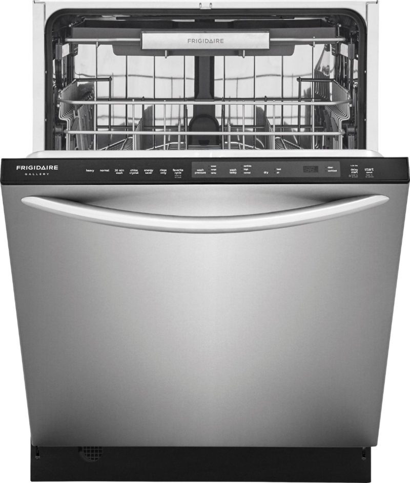 Frigidaire - Gallery 24" Top Control Tall Tub Built-In Dishwasher with Stainless Steel Tub - Stainless steel - Image 4