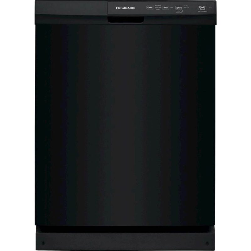 Frigidaire - 24" Front Control Tall Tub Built-In Dishwasher - Black