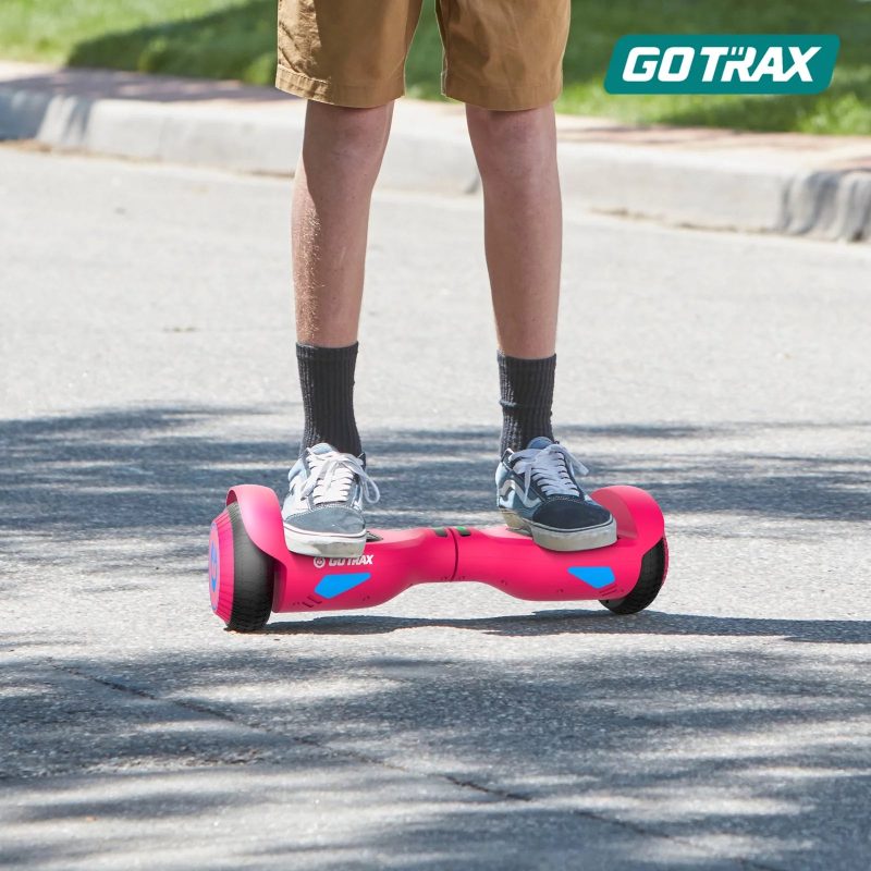 GOTRAX Edge Hoverboard for Kids Adults, 6.5" Tires 6.2mph & 2.5 Miles Self Balancing Scooter, Pink - Image 5