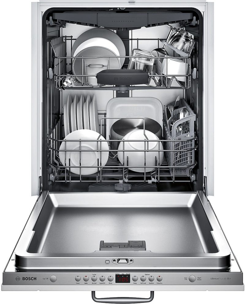 Bosch - 300 Series 24" Custom Panel Dishwasher with Stainless Steel Tub - Custom Panel Ready - Image 12