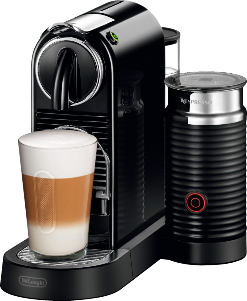 De'Longhi - Nespresso Citiz Espresso Machine by De'Longhi with milk frother - Limousine Black - Image 5