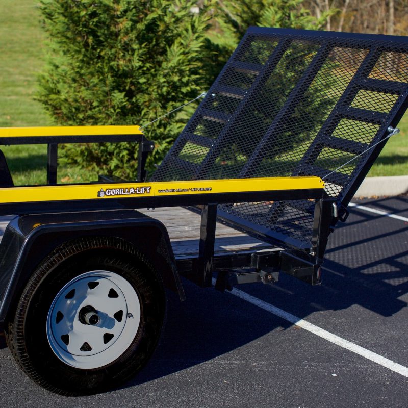 Gorilla Lift 2 Sided Tailgate Utility Trailer Gate & Ramp Lift System, (2 Pack) - Image 4