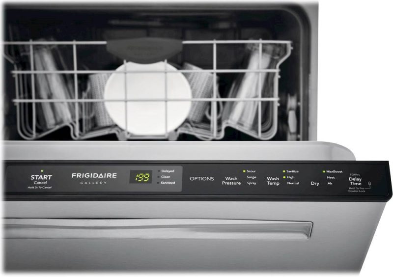 Frigidaire - Gallery 24" Top Control Tall Tub Built-In Dishwasher - Stainless steel - Image 11