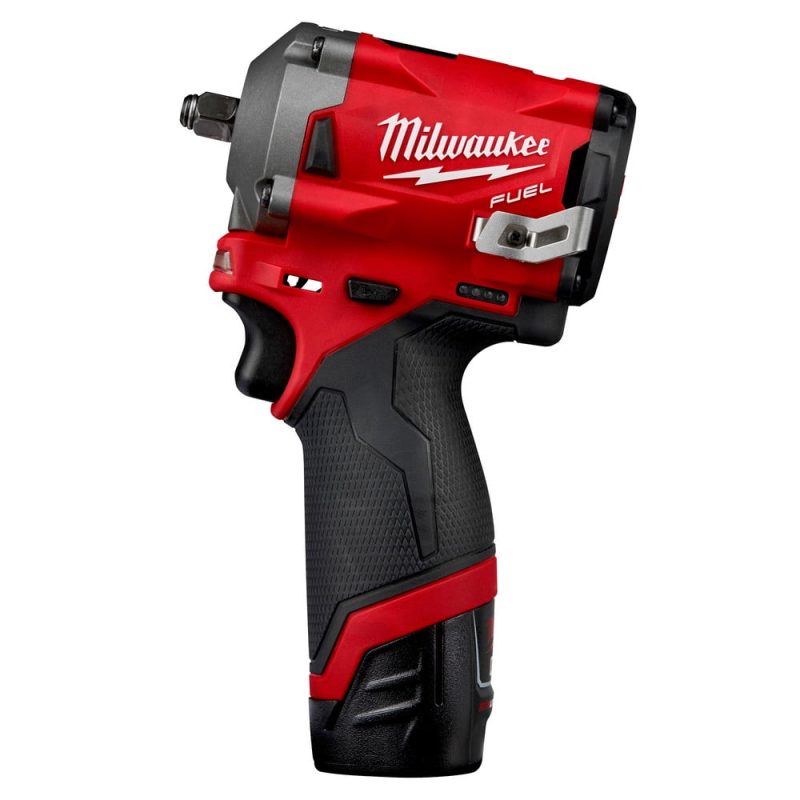 Milwaukee 2554-22 M12 FUEL Stubby 3/8 in. Impact Wrench Kit (2 Ah/4 Ah) - Image 15