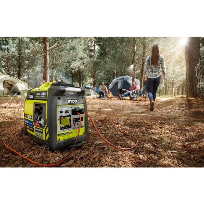 2,300-Watt Recoil Start Bluetooth Super Quiet Gasoline Powered Digital Inverter Generator with CO Shutdown Sensor RYi2322 - Image 15