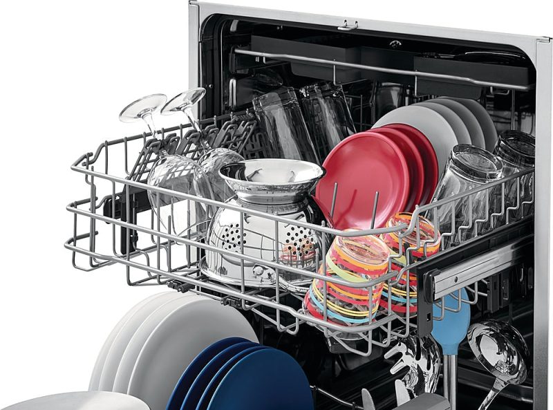 Frigidaire - Gallery 24" Top Control Tall Tub Built-In Dishwasher with Stainless Steel Tub - Stainless steel - Image 6