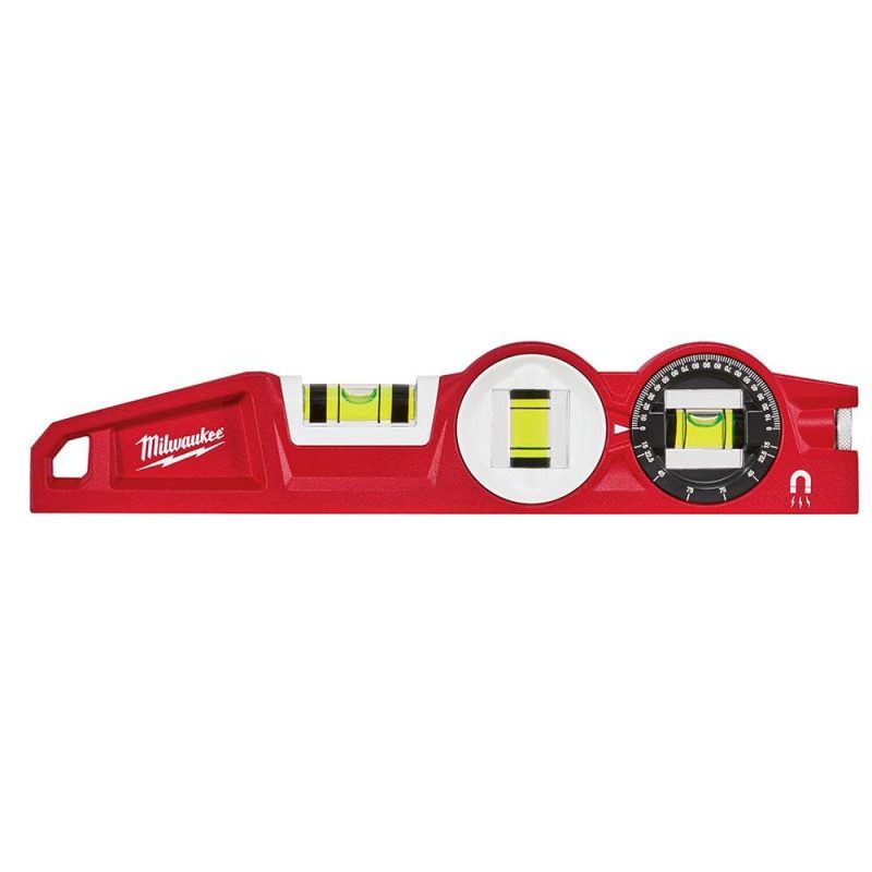 10 in. /24 in. /48 in. /78 in. REDSTICK Magnetic Box and Torpedo Level Set MLBXCM78 - Image 8