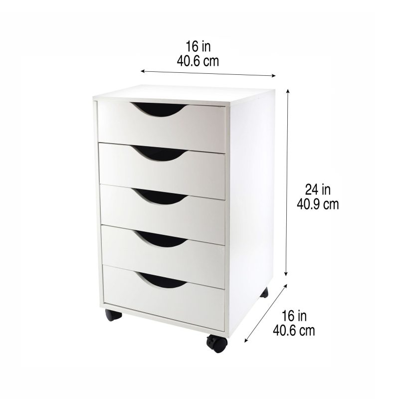 Simply Tidy Modular Mobile Chest， White - Image 2