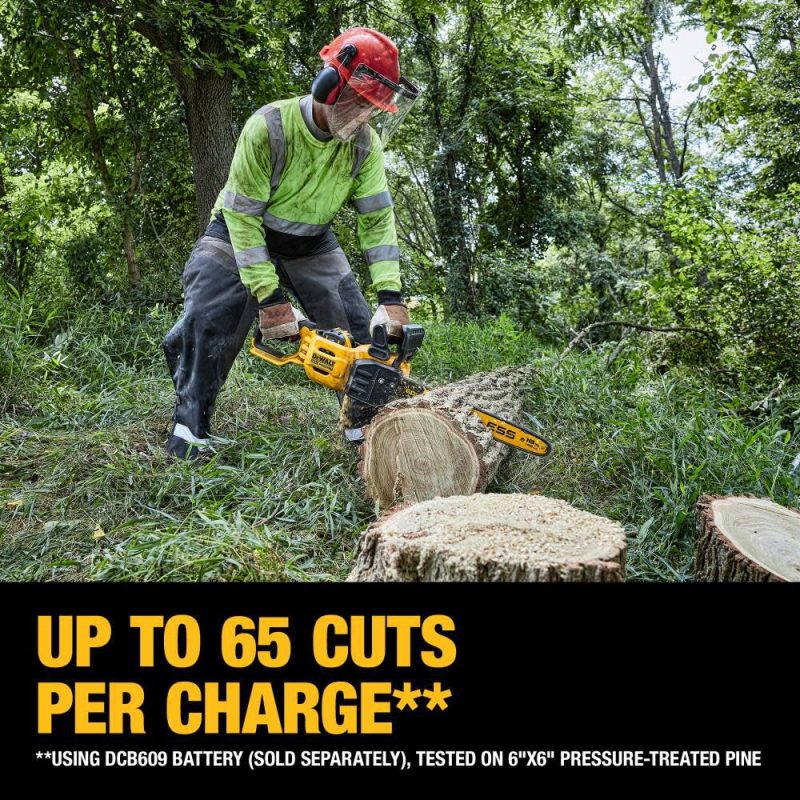 DEWALT 60V MAX Chainsaw 18" Brushless Cordless Kit DCCS672X1 from DEWALT - Image 14