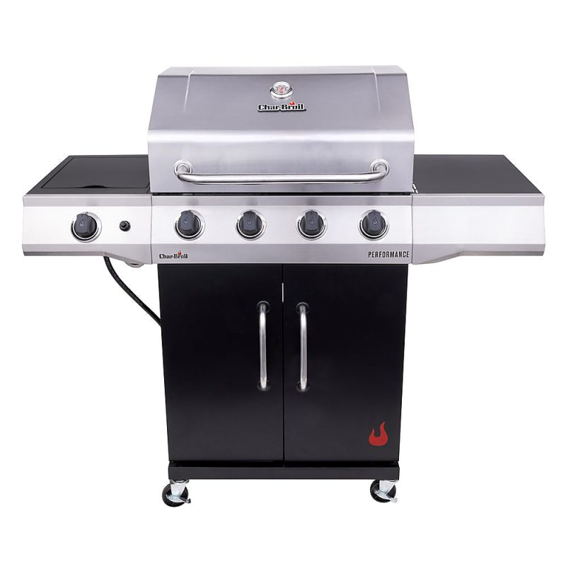 Char-Broil - Performance Series 4-Burner Gas Grill - Stainless Steel/Black