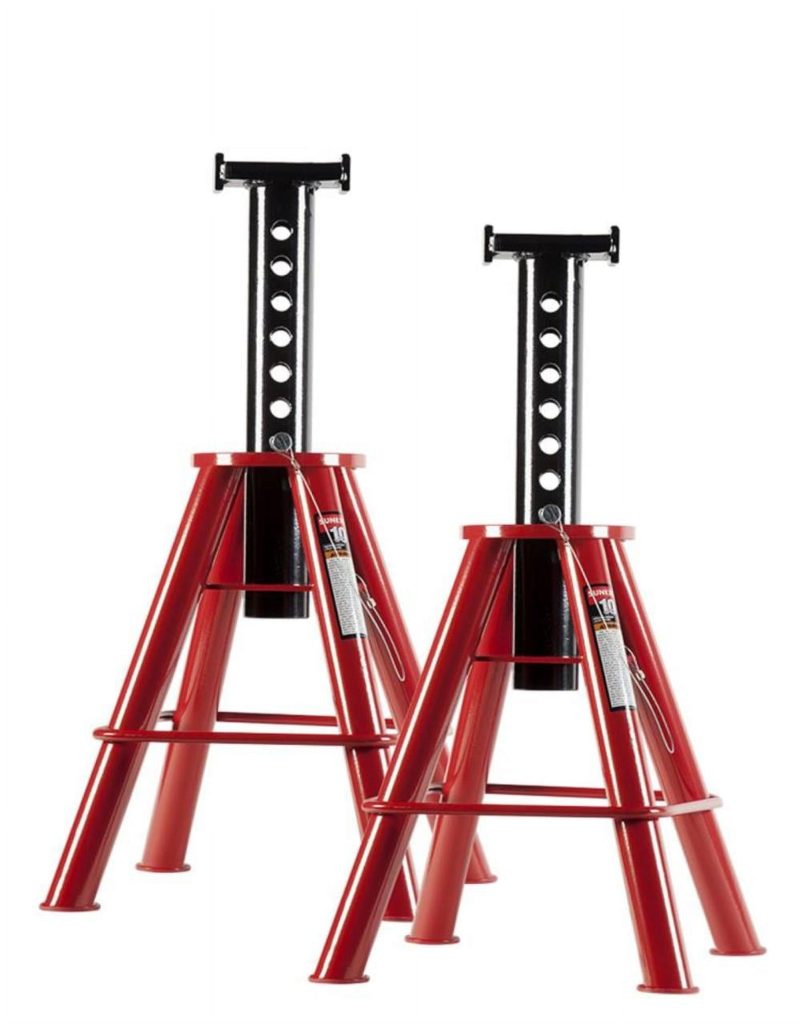 Sunex 10 Ton Medium Height Pin Type Jack Stands (Pair) - Image 8