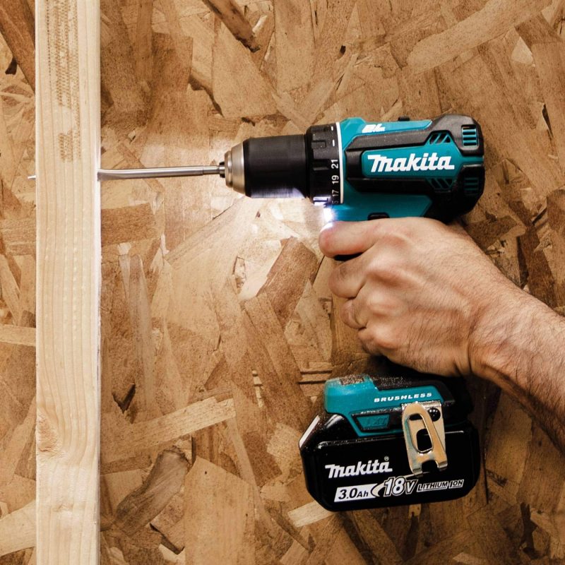 Makita XFD131 18V LXTu00ae Lithium-Ion Brushless Cordless 1/2" Driver-Drill Kit (3.0Ah) - Image 7