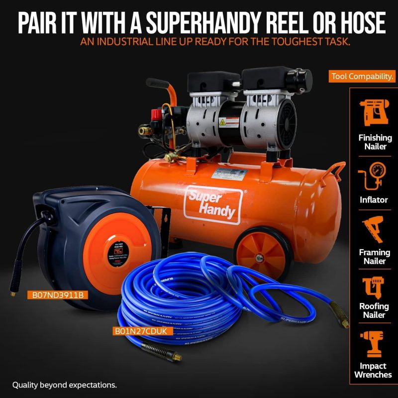 Superhandy TRI-GUT106 1 HP Ultra Quiet Air Compressor - Image 7