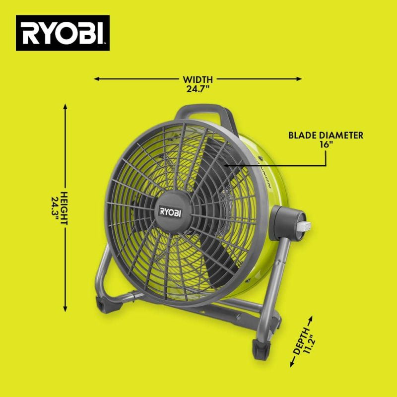 ONE+ 18V Hybrid 18 in. Air Cannon Drum Fan P3340 - Image 2