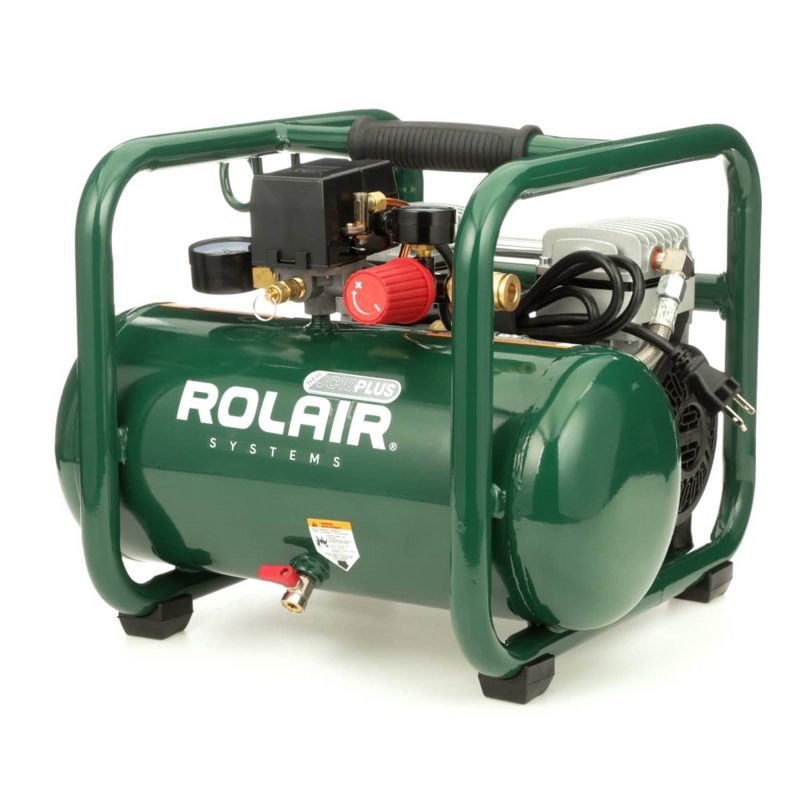 Rolair JC10 Plus 2.5 Gallon Portable Electric Air Compressor for Tires and Tools