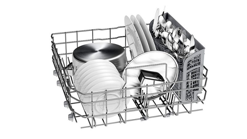 Bosch - 500 Series 24" Top Control Built-In Dishwasher with Stainless Steel Tub, 3rd Rack, 44 dBa - White - Image 18