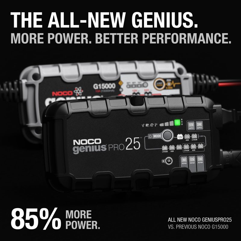 NOCO GENIUSPRO25 25A 6V/12V/24V Professional Smart Battery Charger and Maintainer - Image 3