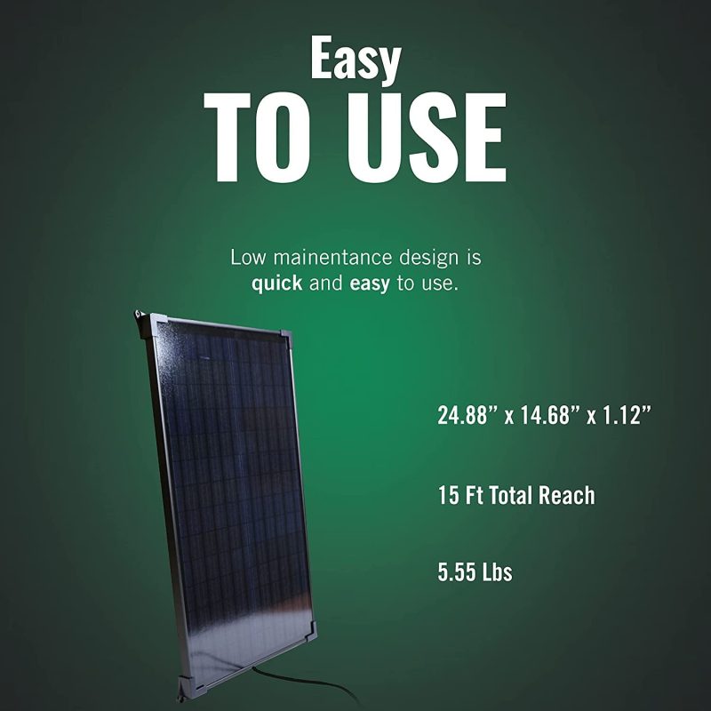 Battery Tender 35 Watt Solar Panel 12V Battery Charger with Charge Controller - IP67 Weatherproof - Mountable Smart Charger - 021-1174 - Image 2