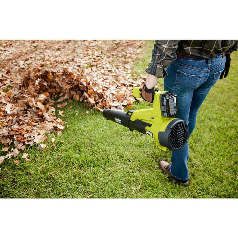 ONE+ HP 18V Brushless 110 MPH 350 CFM Cordless Variable-Speed Jet Fan Leaf Blower w/ 4.0 Ah Battery and Charger P21120 - Image 8