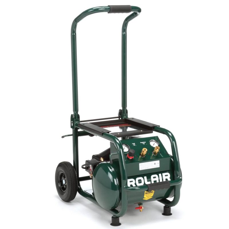 Rolair VT25BIG 5.3 Gallon Electric Wheeled Portable Compressor for tires & tools - Image 4