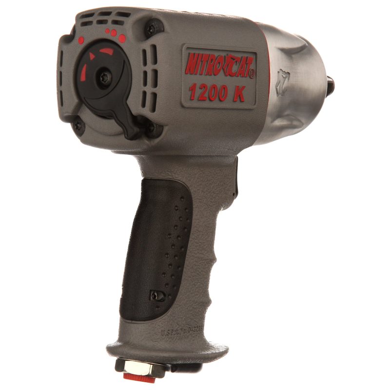 AIRCAT Pneumatic Tools 1200-K 1/2-Inch Nitrocat Composite Twin Clutch Impact Wrench 1295 ft-lbs - Image 3