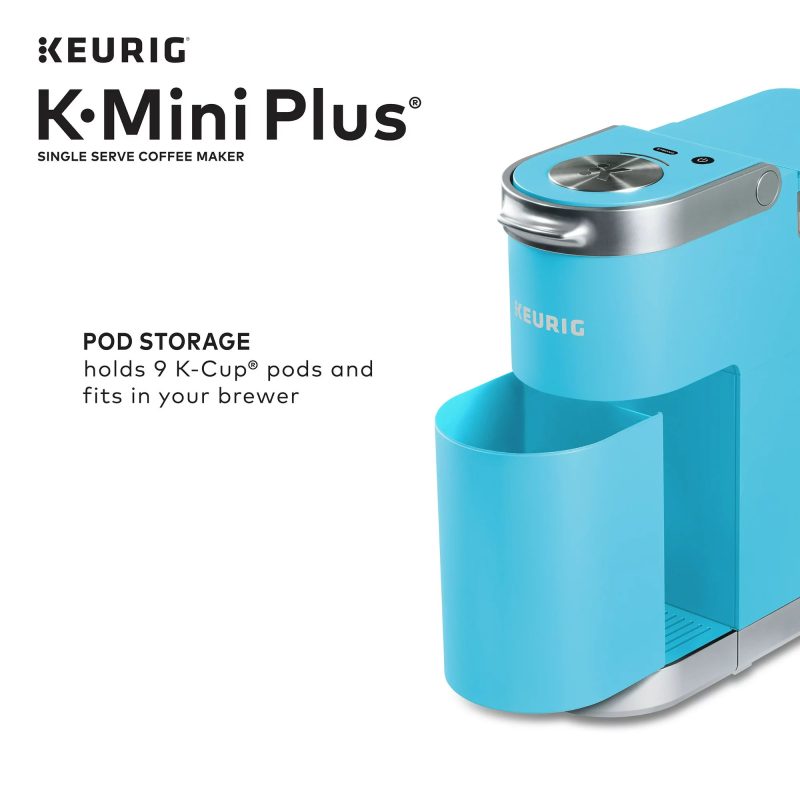 Keurig K-Mini Plus Single Serve K-Cup Pod Coffee Maker， Cool Aqua💝 Last Day For Clearance - Image 7