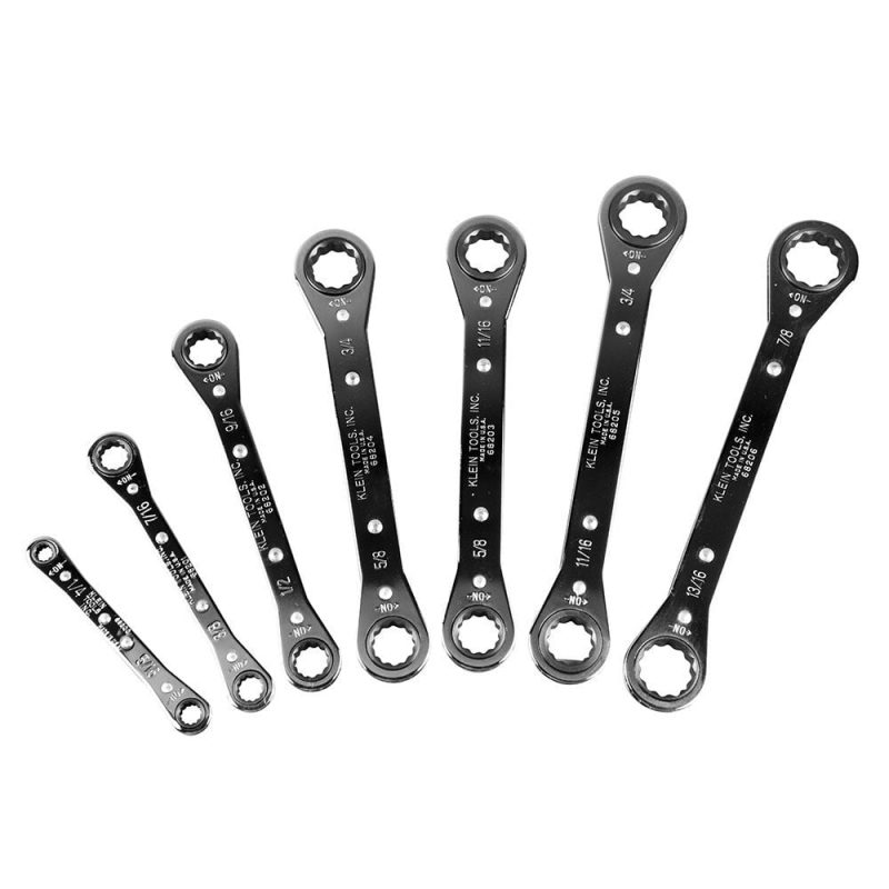 Klein Tools 68222 7-Piece Ratcheting Box Wrench Set - Image 3