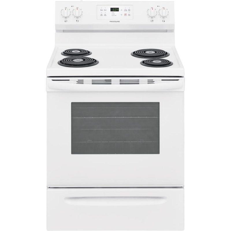 Frigidaire 30-inch Freestanding Electric Range with Ready-Select® Controls FFEF3016VW