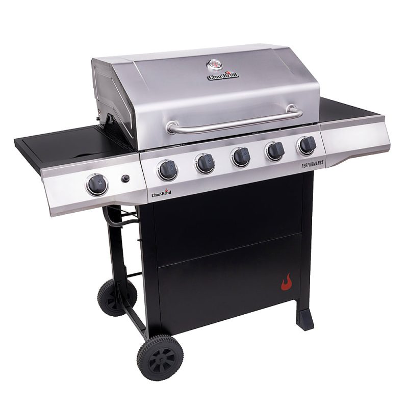 Char-Broil - Performance Series 5-Burner Gas Grill - Stainless Steel/Black - Image 4