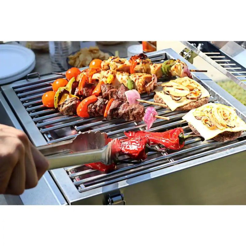 Nexgrill 2-Burner Portable Propane Gas Table Top Grill In Stainless Steel (820-0033) - Image 6