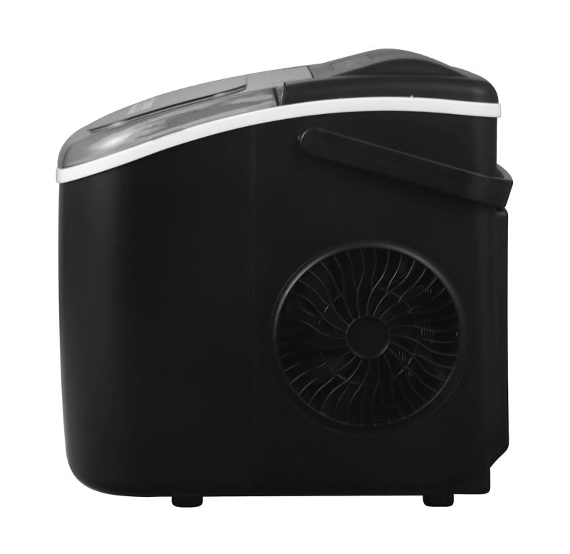 Countertop Ice Makers,Automatic Clean,Portable Ice Maker 9 Bullet Ice Ready in 7-12min,26.5lbs/24H,for Home/Kitchen/Office/Party,Black - Image 6