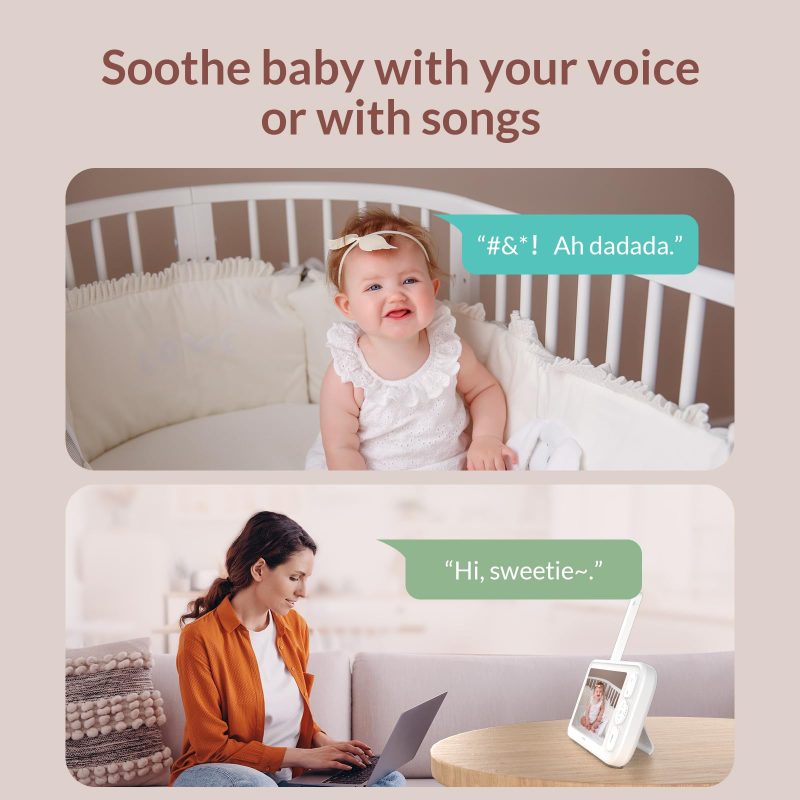 NETVUE Video Baby Camera Monitor Peekababy bracket scenarios Detection - Image 2