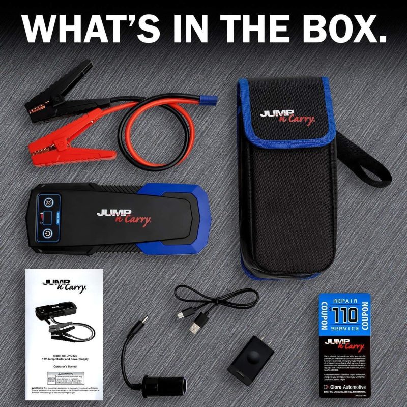 Jump-N-Carry 12 Volt Lithium Jump Starter, 450 Start Assist Amp - Image 6