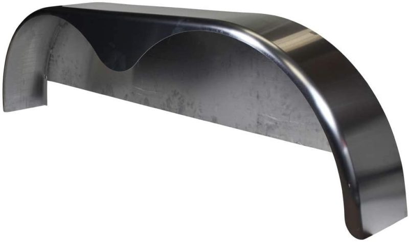 72×10-3/4 Tandem Axle Steel Trailer Fender w/Back Plate Welded In (2-Pack) - Image 3