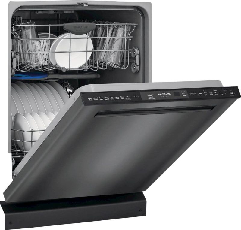 Frigidaire - Gallery 24" Top Control Tall Tub Built-In Dishwasher - Black stainless steel - Image 4