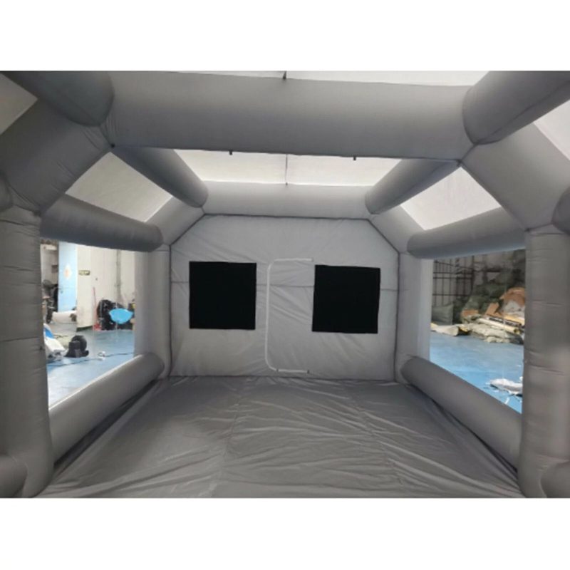 Inflatable Spray Booth Tent Car Paint Portable Cabin 2 Filter Inflatable Paint Booth Spray Booth Tent Car Paint Car Spray Booth Paint Booth Booth Tent Car Workstation Air Filter 28x15x10FT - Image 3