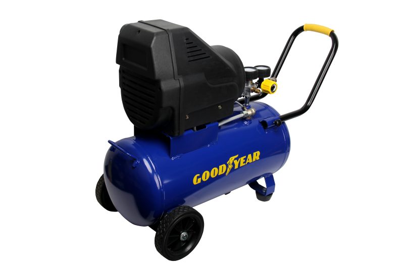 GOODYEAR 8 Gallon Portable Horizontal Oil Free. 150 Max Psi. Induction Motor Air Compressor - Image 2