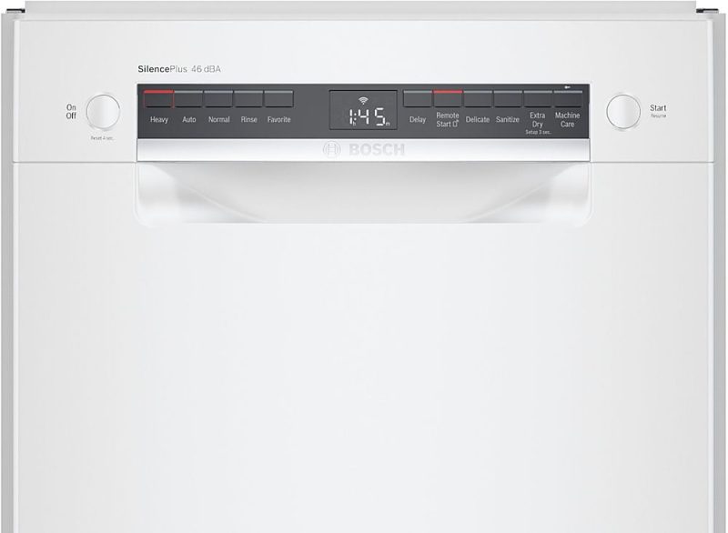 Bosch - 300 Series 18" Front Control Smart Built-In Dishwasher with 3rd Rack and 46 dBA - White - Image 14