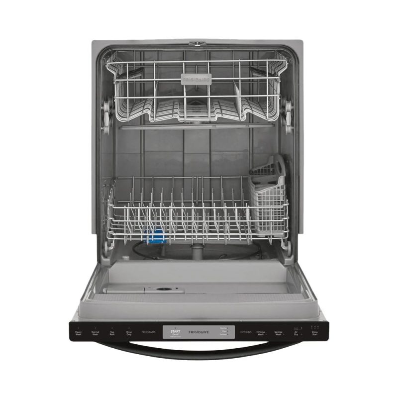 Frigidaire - 24" Compact Top Control Built-In Dishwasher with 54 dBa - Black - Image 7