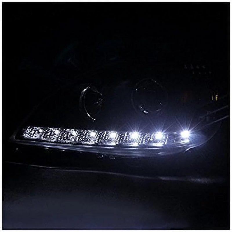 Spec-D Tuning 2LHP-BW16302JM-TM Benz W163 ML320 ML350 ML55 AMG Black SMD LED DRL Projector Headlights - Image 3